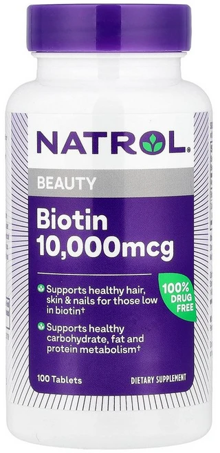 Natrol 비오틴 100정, 1 - 쿠팡