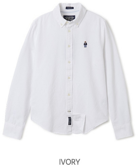 후아유 여성 슬림핏 옥스포드 셔츠 WHYWF2333F