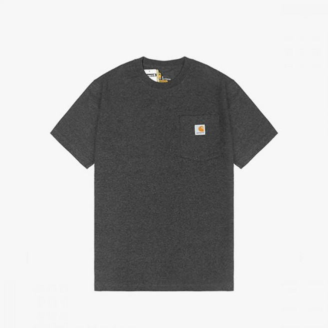칼하트 (K87) 워크 포켓 반팔티 CARBON HEATHER (CRH)