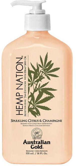 오스트레일리안 골드 헴프 바디로션 스파클링 시트러스 샴페인 535ml, 1개
