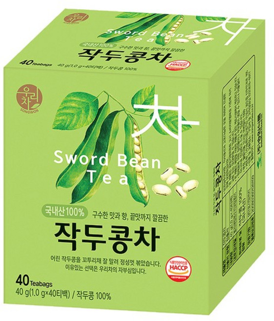 송원 우리차 작두콩차 40T, 1g, 40, 1