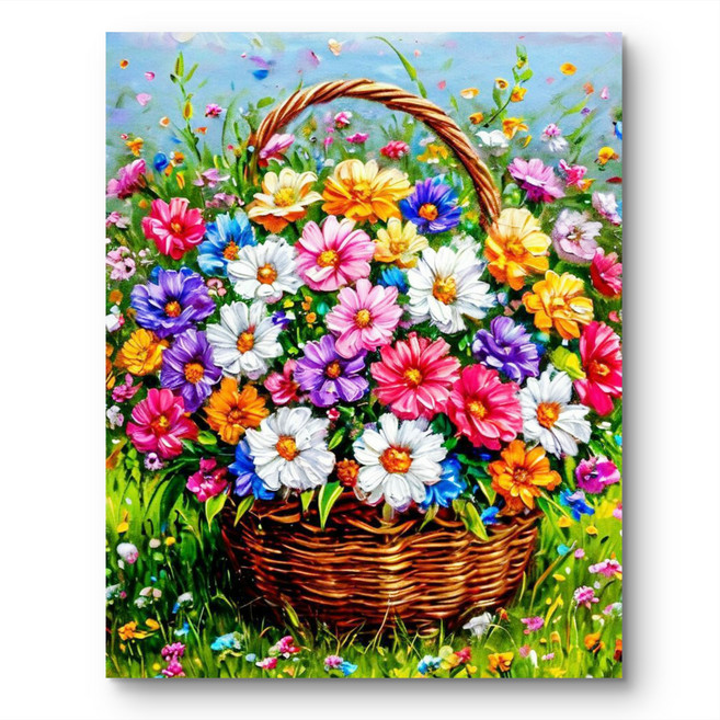 서은이네 큐빅 비즈 보석십자수 캔버스 액자형 40x50cm, 1세트, APM07