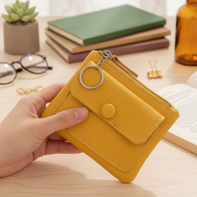 미니 카드지갑 동전지갑 키링 지갑 여성용 데일리 가벼운 카드케이스