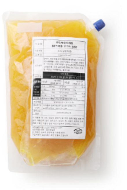 [먹깨비네] 아워홈 파인애플 드레싱 2kg 대용량드레싱, 1개