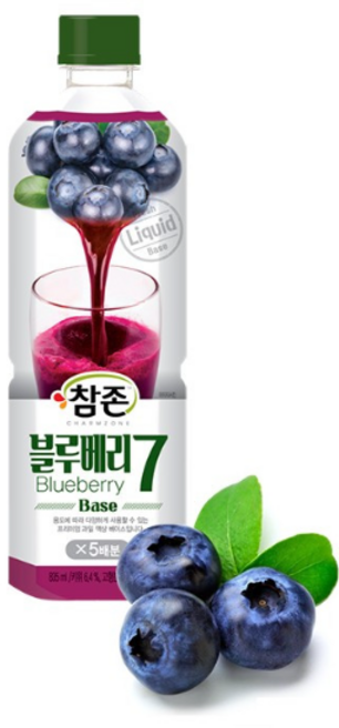참존 블루베리7 원액 농축액 음료베이스, 6개, 835ml