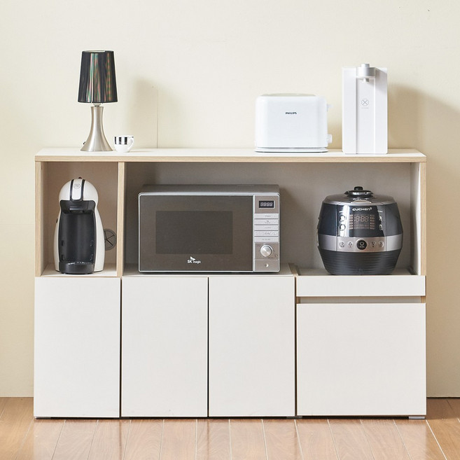 힘찬리빙 달리 1200 전자레인지 수납장 주방 밥솥 정리장 에어프라이어 오븐 렌지대, 달리 1200 렌지대, 단품