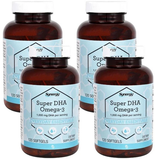 비타코스트 시너지 슈퍼 DHA 오메가3 1000mg 120정, 4개 - 쿠팡