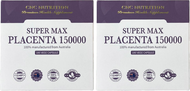 씨앤씨뉴트리션 고함량 양태반 캡슐 150000* 2개 100캡슐 호주 식약처인증, 100정, 2박스