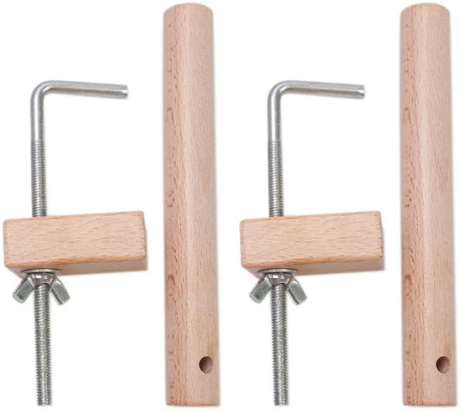 직사각형 원형 뜨게 직조 스카프 스웨터 모자 숄 바느질 뜨게 기계 DIY 수제 공예 땋기 도구, 02 Navy(26cm)-2pcs