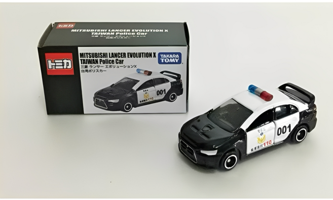 TAKARA TOMY Tomica Mitsubishi Lancer Evolution X, 台灣警車, 1個