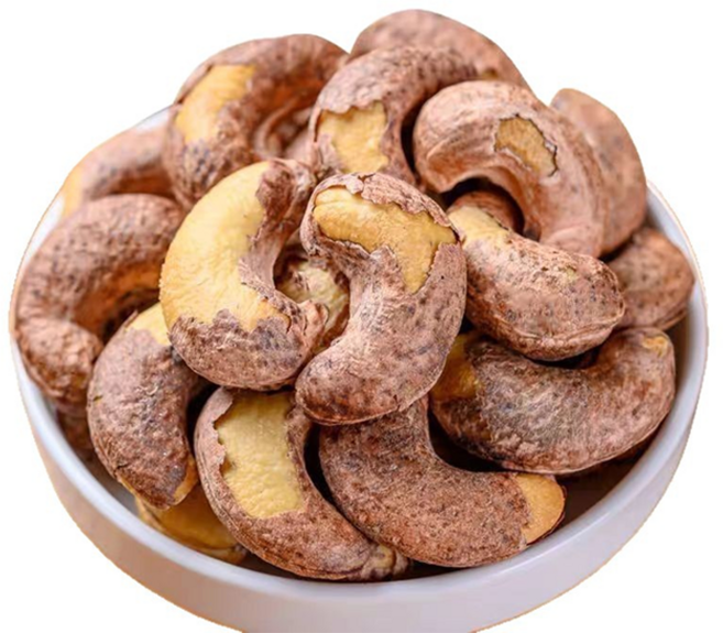구운 가염 캐슈넛 견과류 고소한 껍질째 캐슈넛, 1개, 250g
