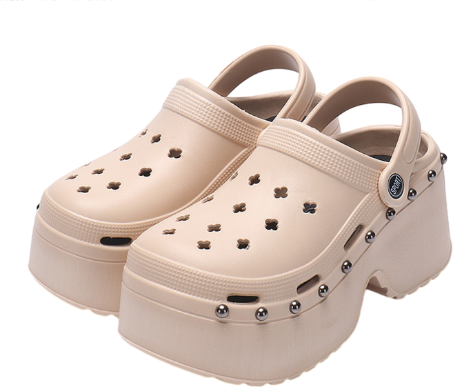 여성용 통굽 키높이 아쿠아 샌들 8cm 슬리퍼 네일샵 미용실 샌들 Women's Sandals 뉴타임즈 R703F609