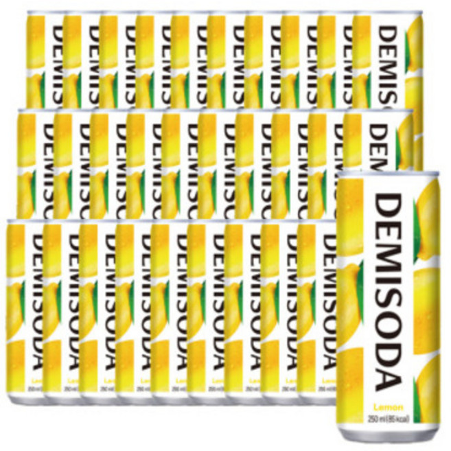 데미소다 레몬 250ml x 30CAN, 단일구성