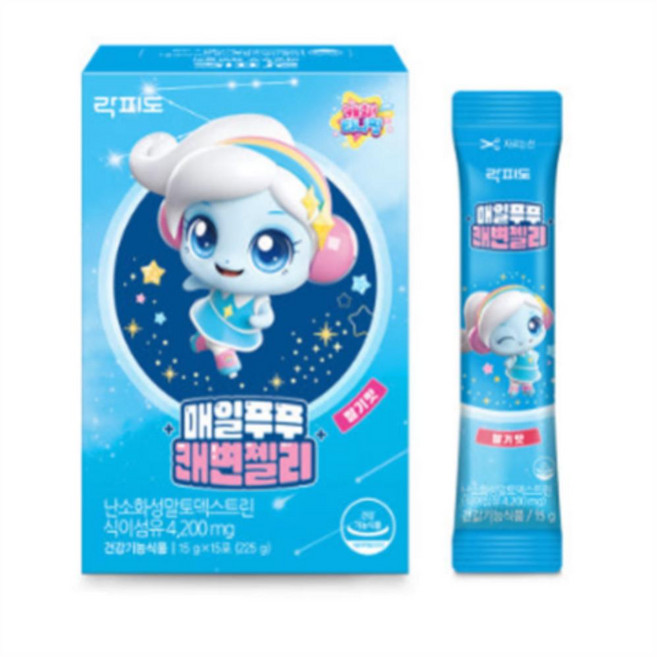 락피도 매일푸푸 쾌변젤리, 225g, 2개