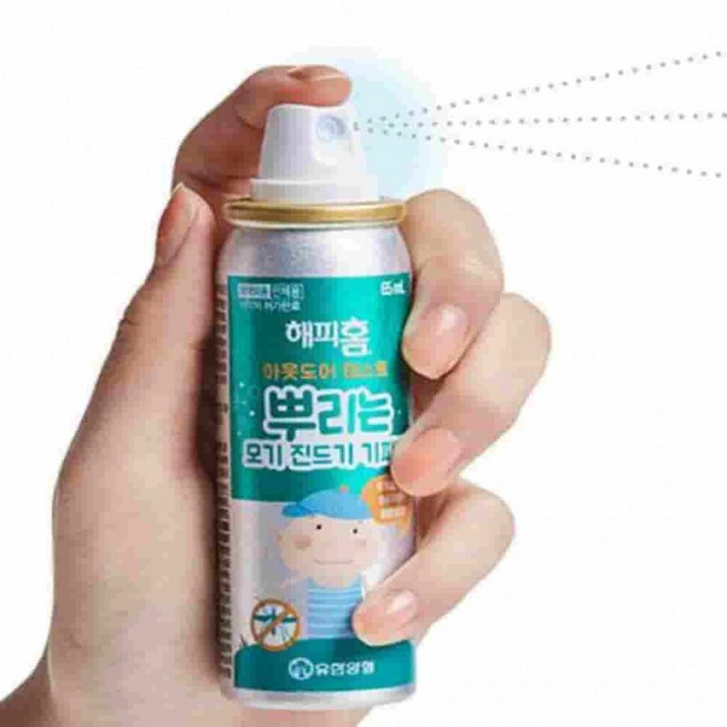 뿌리는 모기 진드기 기피제 해충 퇴치제 벌레 낚시용품, 1개, 1ml