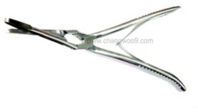 장우 Kasco 잔센 미들턴 커팅 포셉 19cm G19-174 펀치타입 의료용겸자, 1개