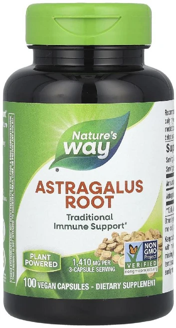 네이쳐스웨이 아스트라갈러스 루트 470mg 베지테리안 캡슐, 100정, 1개 - 쿠팡