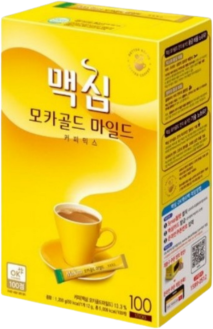 100T 맥심 모카골드 마일드 커피믹스 모카골드100 모카골드커피믹스 모카골드100 맥심커피믹스 학교간식, 2g, 100개입, 1개