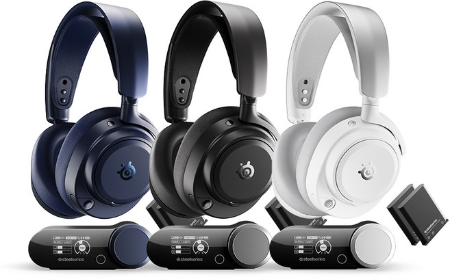 SteelSeries 賽睿 Arctis Nova Pro Omni 無線電競耳機 耳機 電競耳機 全平台同時連線, 午夜藍, 主商品