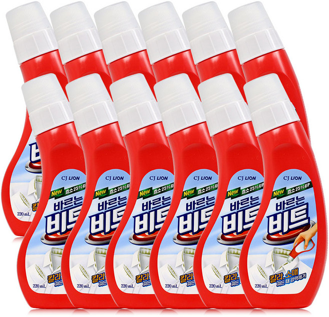 바르는 비트 찌든 때 전용 부분세척제, 220ml, 12개