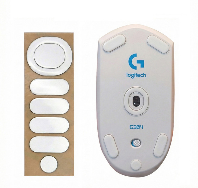 로지텍 마우스 피트 호환 G102 G304 G703 G PRO 지슈라 MX 마스터 애니웨어, 화이트, 로지텍 G304/G305