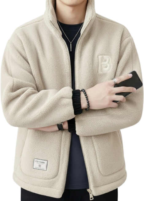 커넥트홈 양털 후리스 뽀글이 집업 플리스 자켓