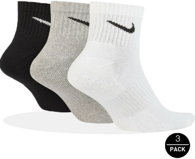 나이키 양말 에브리데이 에센셜 스우시 쿠션 레깅스양말 축구 양말 삼선 화이트 양말