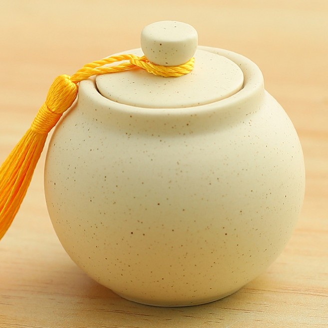 제이로이 복을 부르는 신발장 소금 단지 항아리 현관 재물운 금전운 풍수, 매트베이지