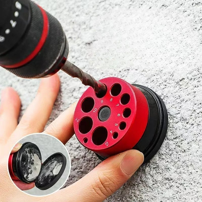 실용적인 먼지차단 드릴 방진 집진커버, 1개