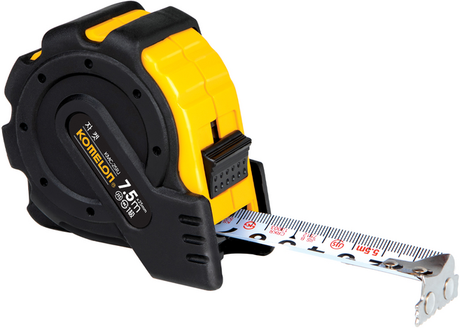 코메론 자켓 줄자 7.5m x 25mm KMC-25RJ, 2개