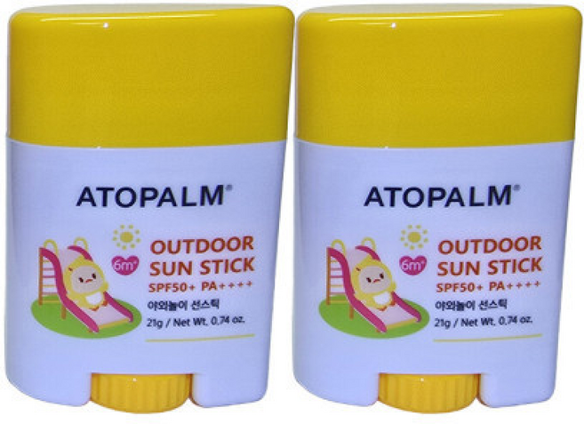 아토팜 야외놀이 선스틱 +, 1개, 21g