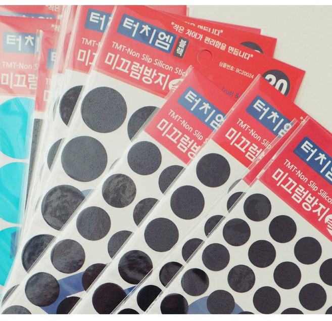 모나코올리브 터치엠 미끄럼방지 패드, 터치엠 투명 24P, 1개