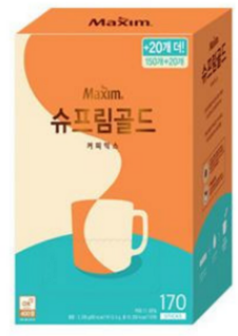맥심 슈프림골드 커피믹스, 170g