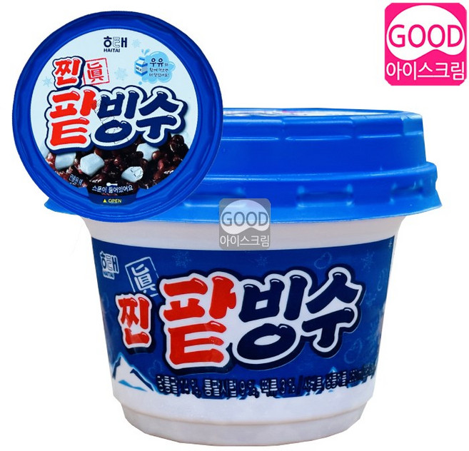해태 찐팥빙수 12개, 250ml