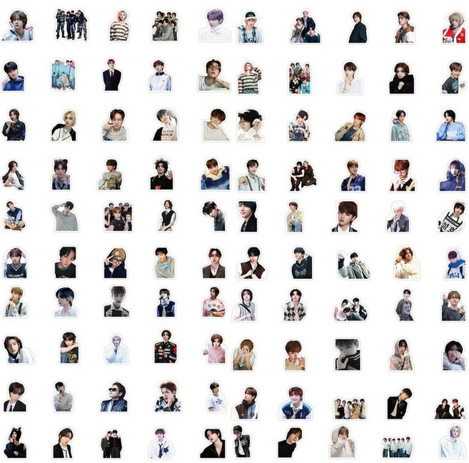 아이돌 스티커 15개 그룹 풀라인업 국내최다 옵션 선택형 대용량 다꾸 폰꾸, 1세트, BOYNEXTDOOR(보이넥스트도어)/100Pcs