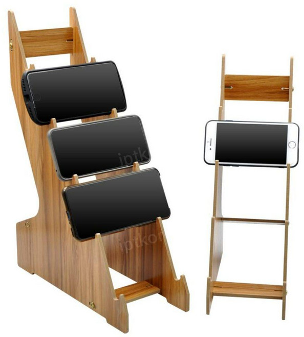 멀티 스마트폰 다중 거치대 고정 스탠드 브래킷 홀더, 2단