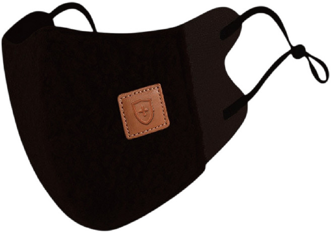 MUSI 親膚透氣 可調節耳掛 立體小臉設計, 羊羔絨3D保暖口罩-暖暖黑, 1個, 1個裝