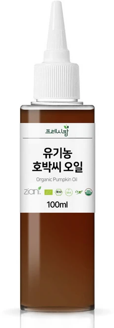 유기농 호박씨 오일 냉압착 비정제 펌킨씨드, 100ml, 1개, 100ml - 쿠팡
