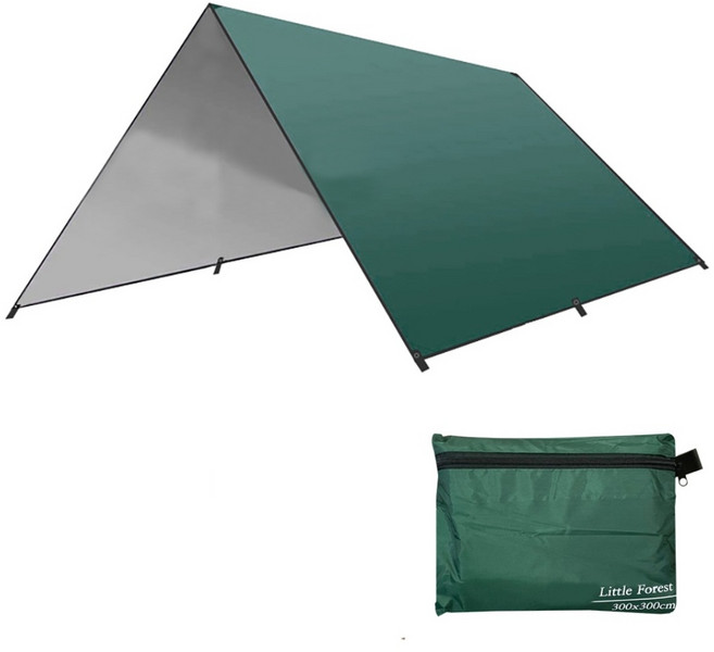 아펙토 리틀포레스트 미니타프+파우치 3x3m, 카키