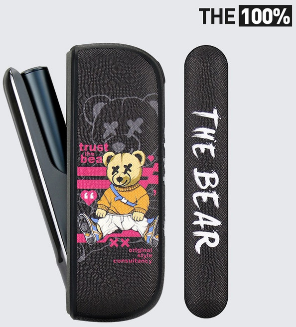 THE 100% 아이코스 호환용 일루마 케이스 베어스타일 사이드가드 세트