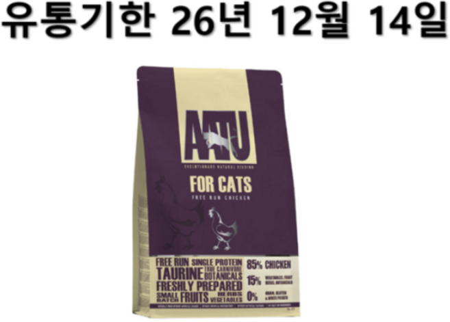 아투 캣 건식사료, 닭, 3kg, 1개