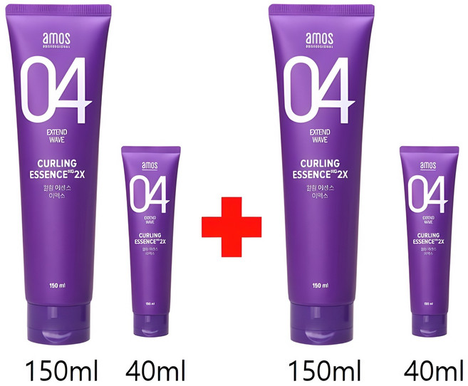 아모스 컬링에센스 2X 150ml 2개 + 휴대용 40ml 2개, 190ml