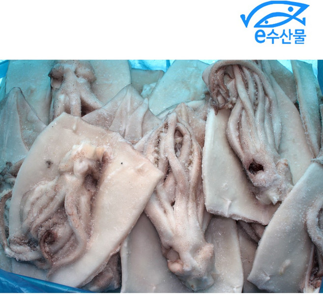 e수산물 활복오징어 한박스 4kg 20마리 내장제거 손질오징어 냉동 오징어 간편한 해물요리 중국요리 해산물, 1개