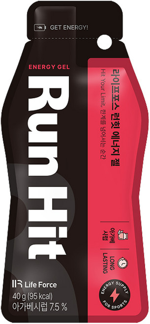 라이프포스 런힛 에너지젤, 10개, 40g