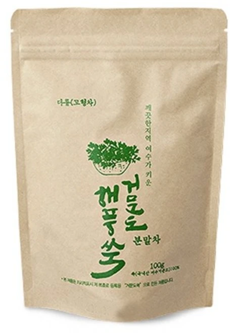 거문도 청정 해풍쑥 미세 쑥가루 분말, 1개, 100g - 쿠팡
