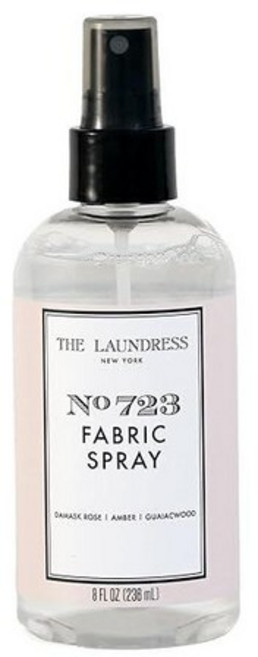 The Laundress No. 723 패브릭 스프레이 주름 방지 덮개 및 리넨 스프레이 원단 리프레셔 로즈에서 영감을 받은 향 236.6ml8온스 451283, 8액량 온스(1개)