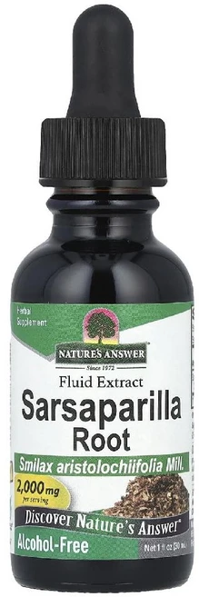 네이처스앤서 사르사 뿌리 추출물 Sarsaparilla Root 2000mg 액상 30ml, 1개 - 쿠팡