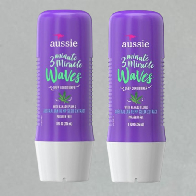 어씨 쓰리 미니트 미라클 웨이브 딥 컨디셔너, 2개, 236ml
