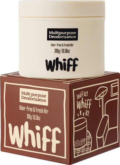 위프 탈취제 WHIFF 화장실 담배 새집증후군 홀애비 소변기 초강력 냄새 제거 헤이즈 베이지, 1개, 300g