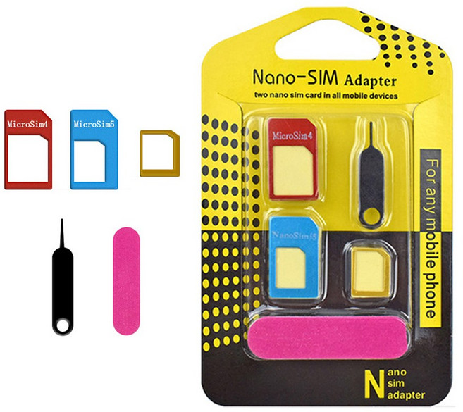 고급형 유심 어댑터 세트, 1개